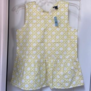 Sleeveless cotton top